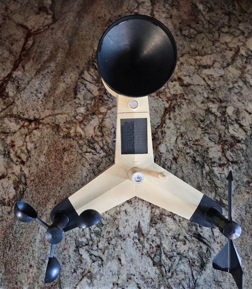 Ambient Weather WH65B Transmitter Anemometer Rain Water Wind Sensor Array