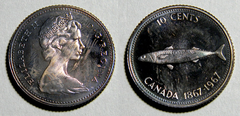 1967 Canada Confederation Centennial 6 Coin Proof Like Set (07106)