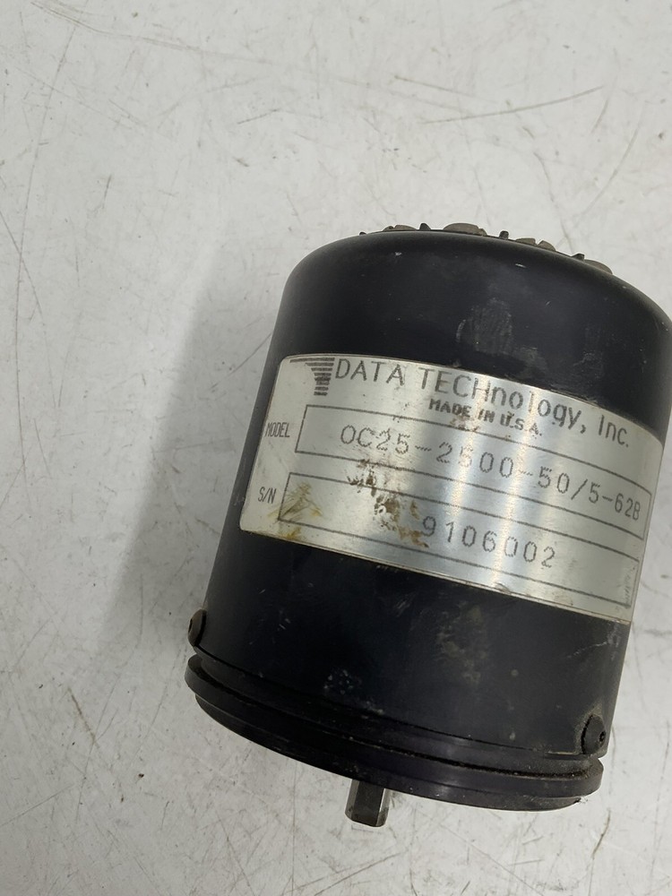 DATA TECHNOLOGY 0C25-2500-50/5-62B OPTECON ENCODER