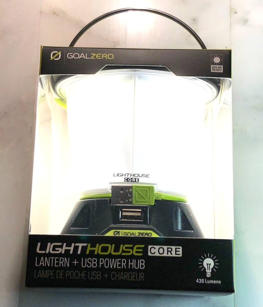 Goal Zero RECHARGEABLE Lighthouse Core Lantern with USB Power Hub # 32009