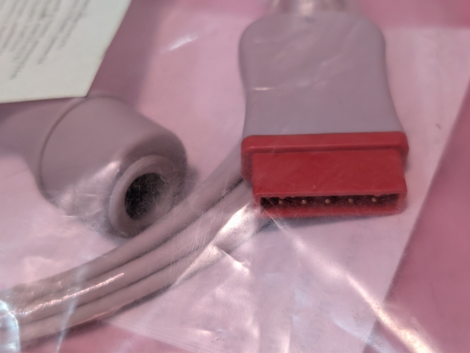 Lot of 2 GE Healthcare 2021197-001 Invasive BP Cables Edwards LS TruWave 12 ft