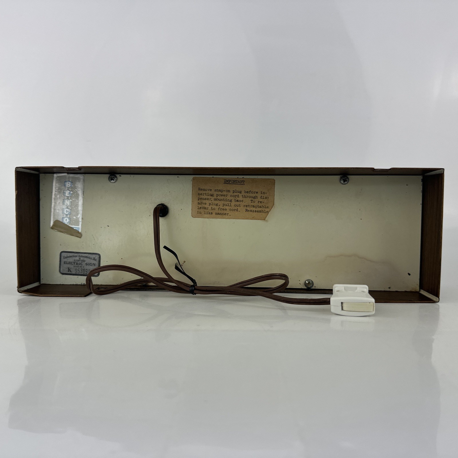 Vintage Original Coca Cola Light Up Countertop Glass Sign Display*New Bulb* Read