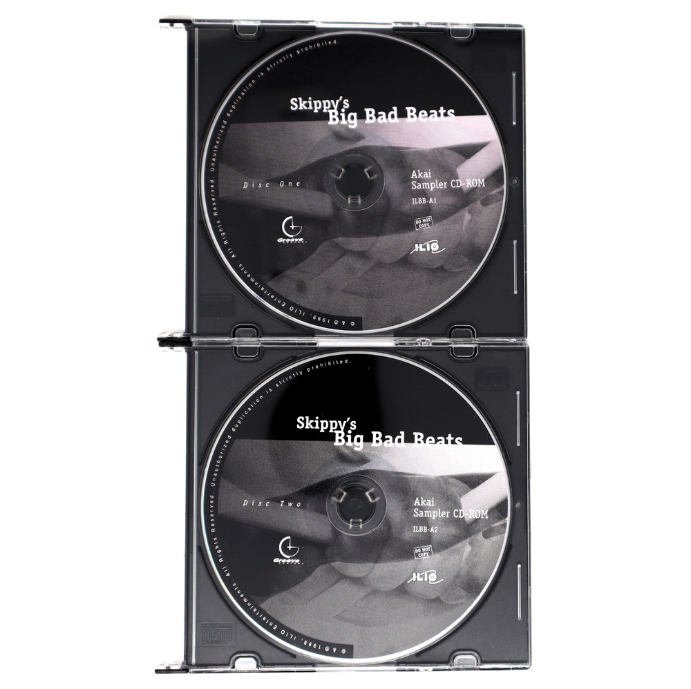 Ilio Skippy's Big Bad Beats Akai Format Sample Library/Sound Library/Sampling CD