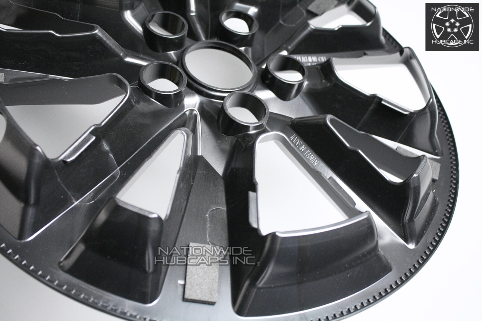 4 fits Toyota Camry LE 2025 Black 16" Wheel Skins Full Rim Covers Hub Caps