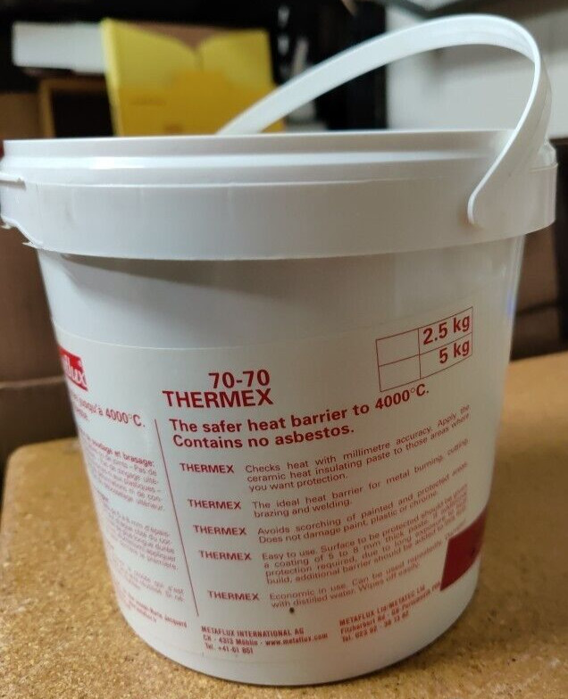 Metaflux 70-70 Thermex Paste, 2.5 kg Pail