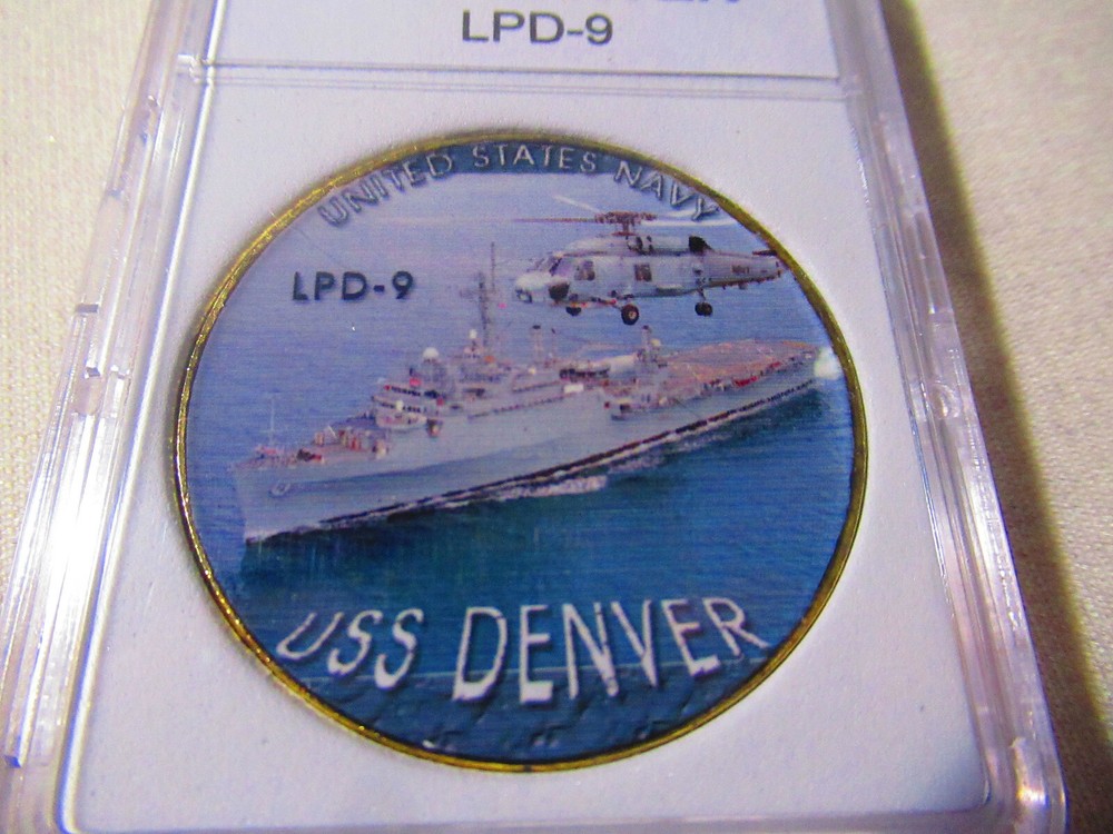 US NAVY - USS Denver (LPD-9) Challenge Coin