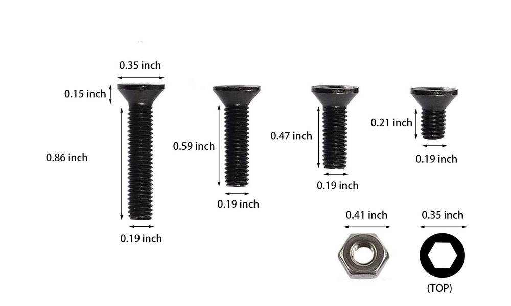 LUAATT Quick Detach Swivels Stud Base Adapter Kit