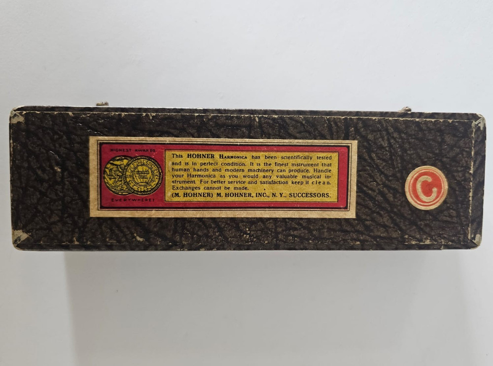 Vintage Harmonica The Super Chromonica M. Hohner Chromatic Original Box Untested