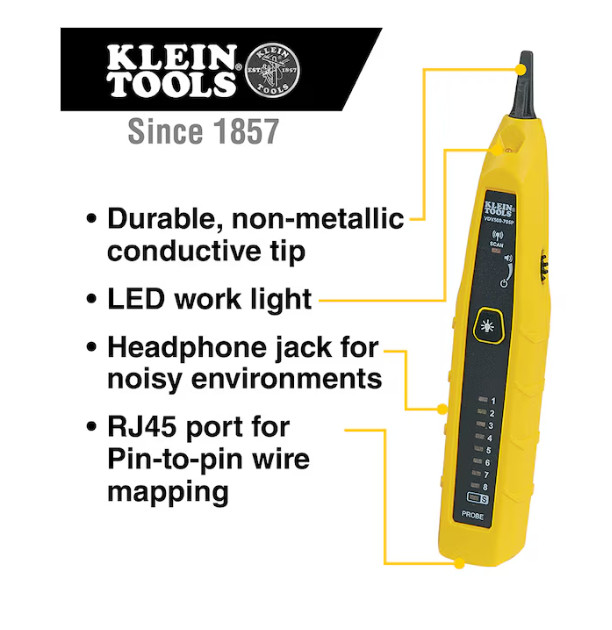 Klein Tools Tone and Probe Test and Trace Kit