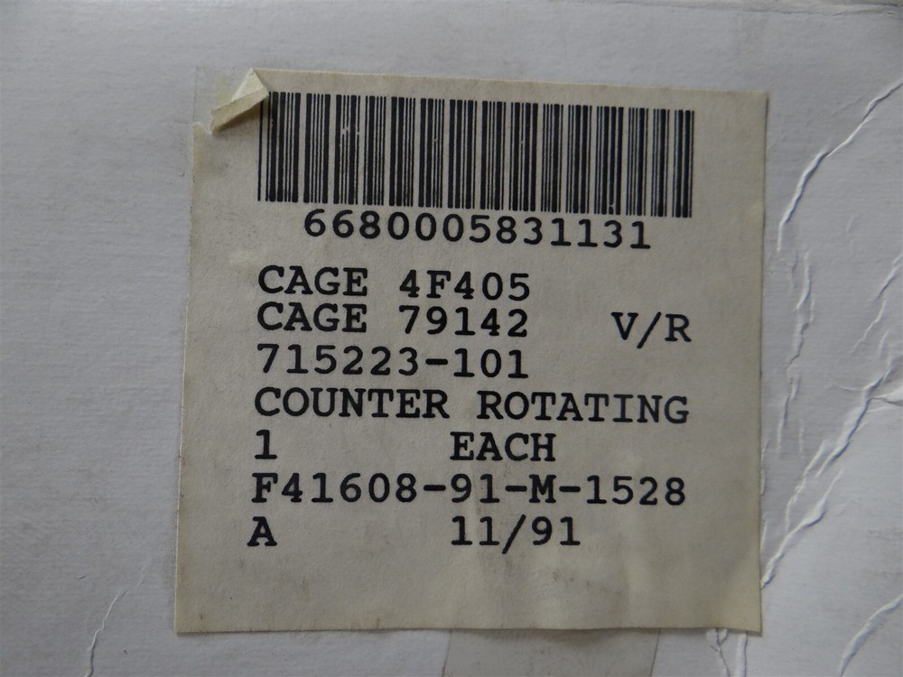 Danaher Controls Veeder-Root Rotating Counter PN: 715223-101