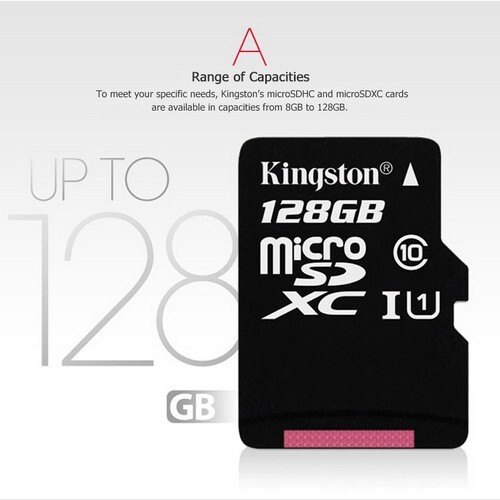 Original Kingston Class10 U1 512GB MicroSDXC Flash Memory TF Card With Adapter