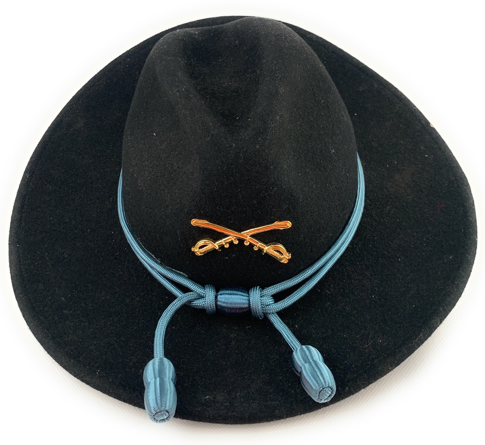 🌟U.S. Army Infantry Blue Acorn Campaign Hat Cord, Drill Instructor First Award