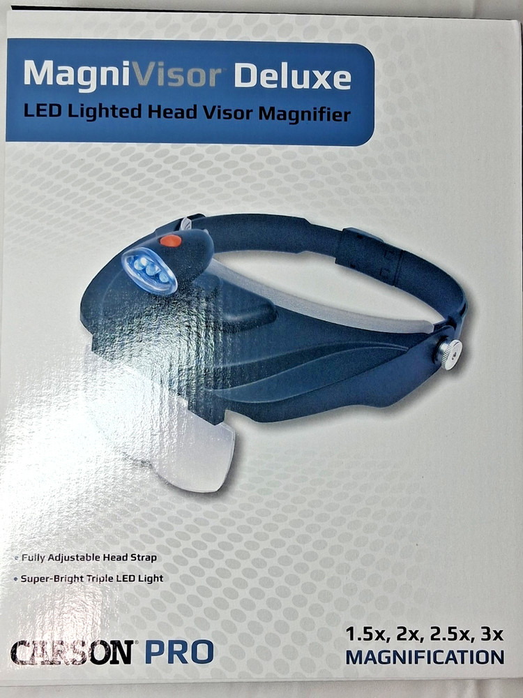 CARSON OPTICAL Acrylic Eyeglass Frame Magnifier 3x Rectangular CP-60