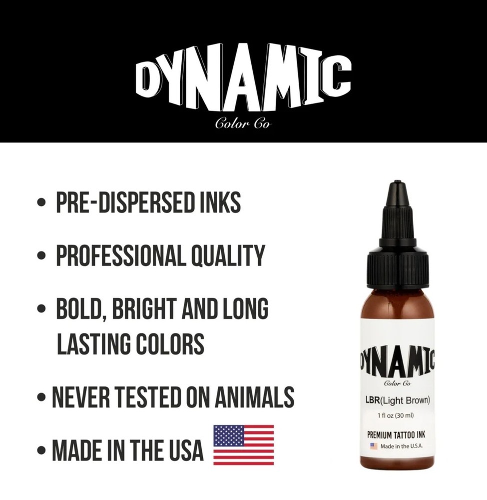 Dynamic Tattoo Ink Light Brown