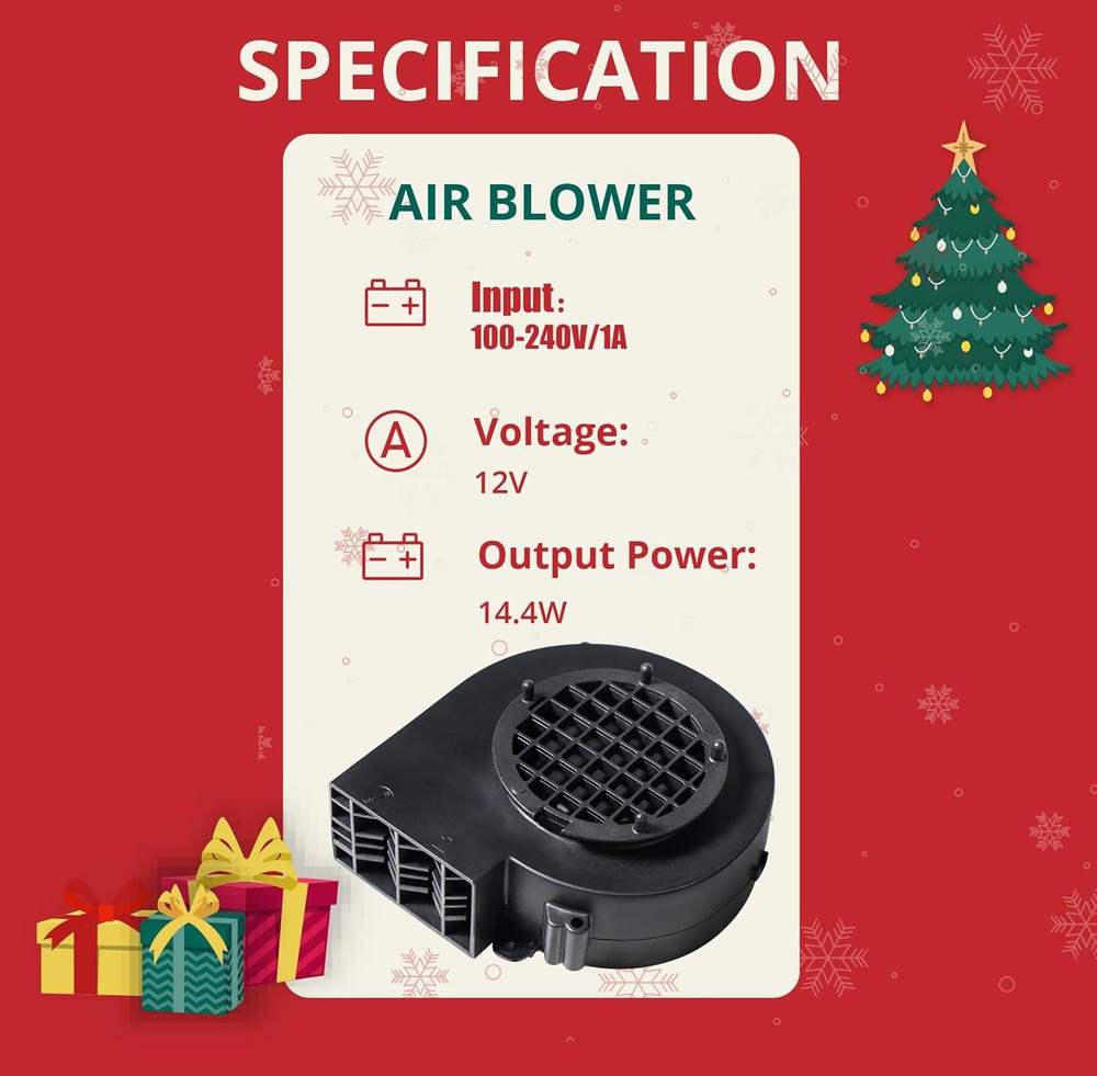 Easter Inflatable Fan Replacement, Air Blower for Easter Yard Inflatable Blow up