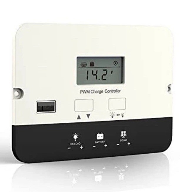 HQST Solar Charge Controller20a Flush Mount Solar Panel Battery Intelligent