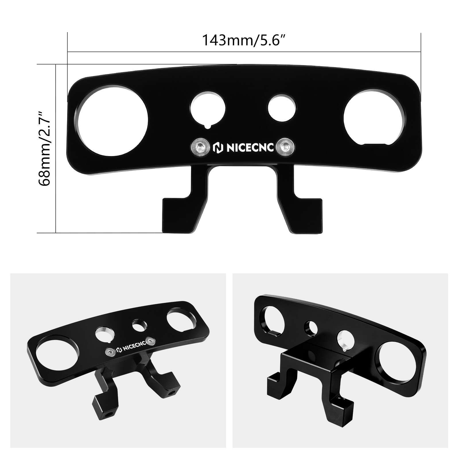 Ignition Device Relocation Dash Kit For KTM 150-500 EXC-F/XCW/XCF-W 2017-2023