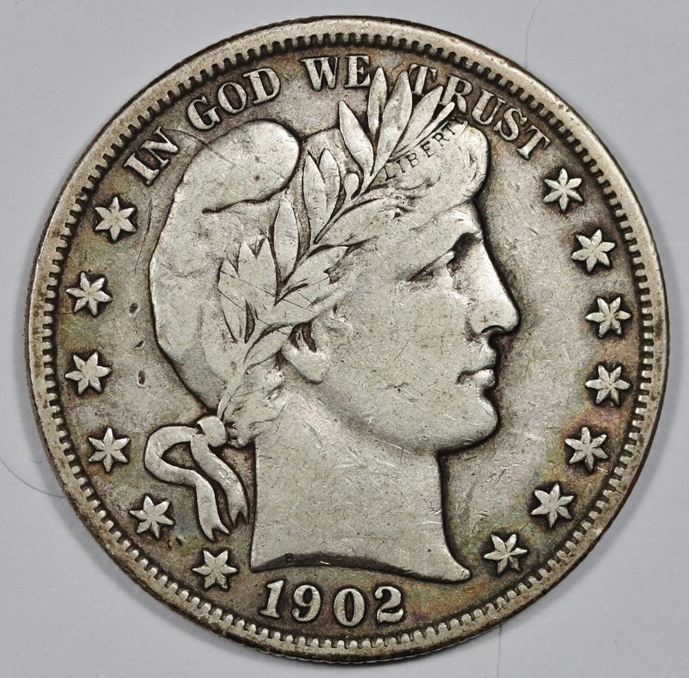 1902 Barber Half.  VF.   205207