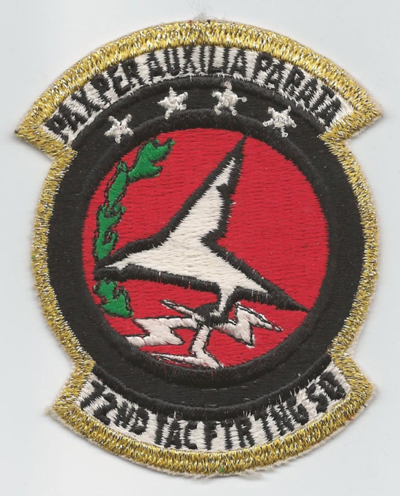 72nd TAC FIGHTER TRAINING SQUADRON  patch