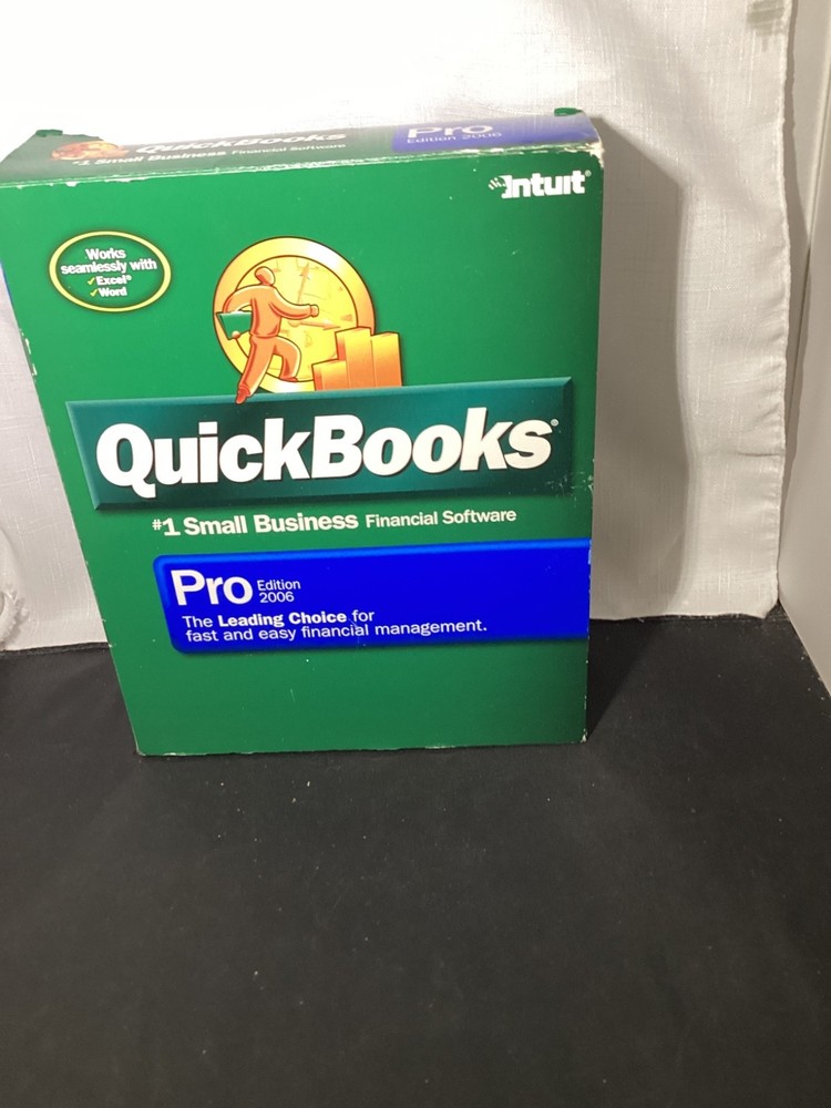 Intuit QuickBooks Pro Edition 2006 Small Business Financial Software - No Code