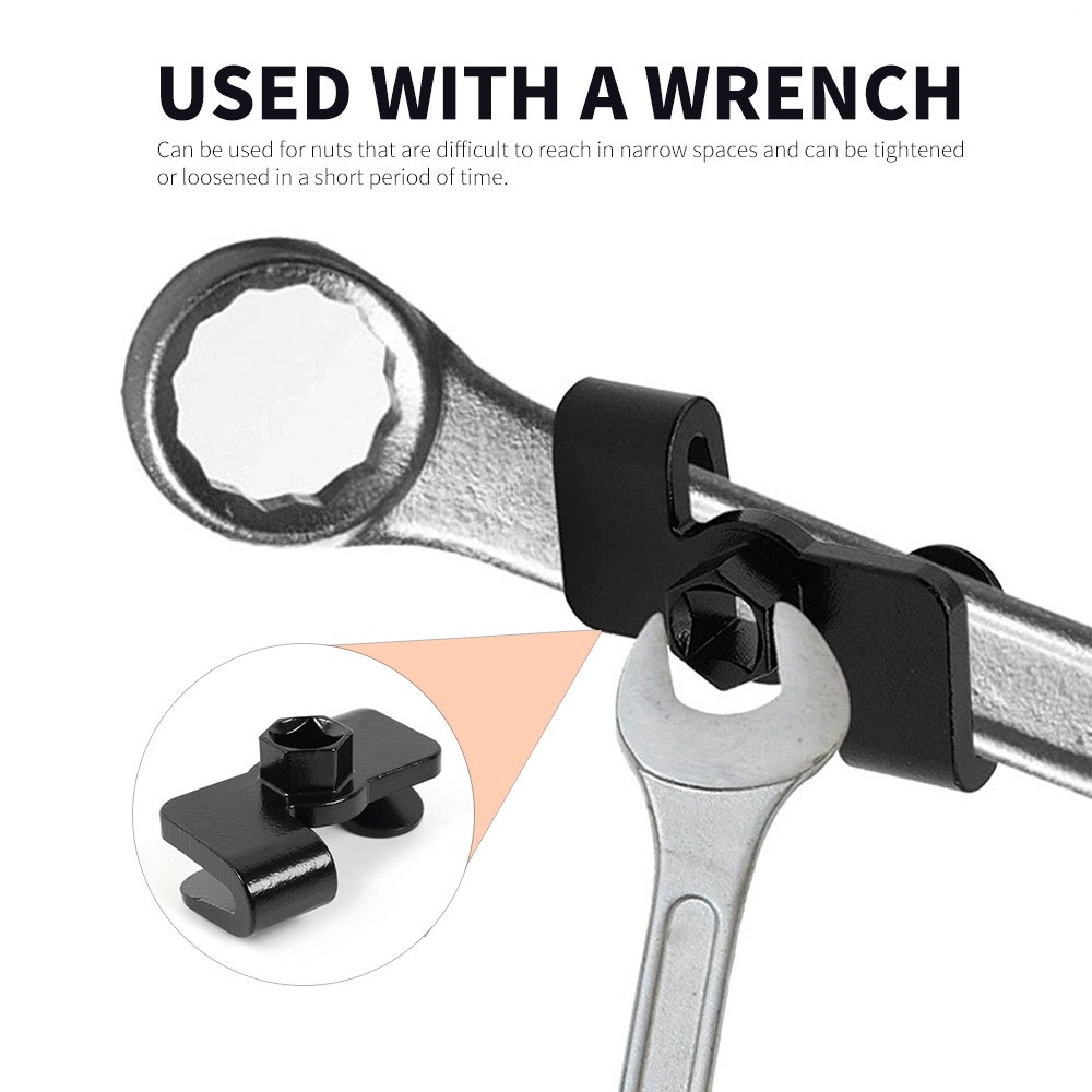 Universal New Wrench Extender Adapter For 1/2" Drive Wrench Extend More Leverage