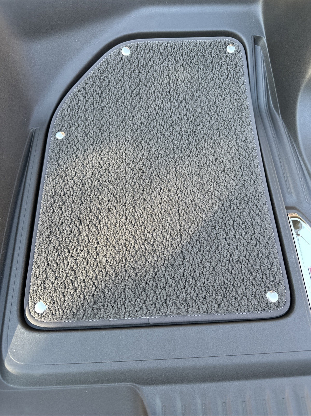 2019-2025 GMC Sierra Factory Front Floor Liners 84982192 Dark Atmosphere OEM GM