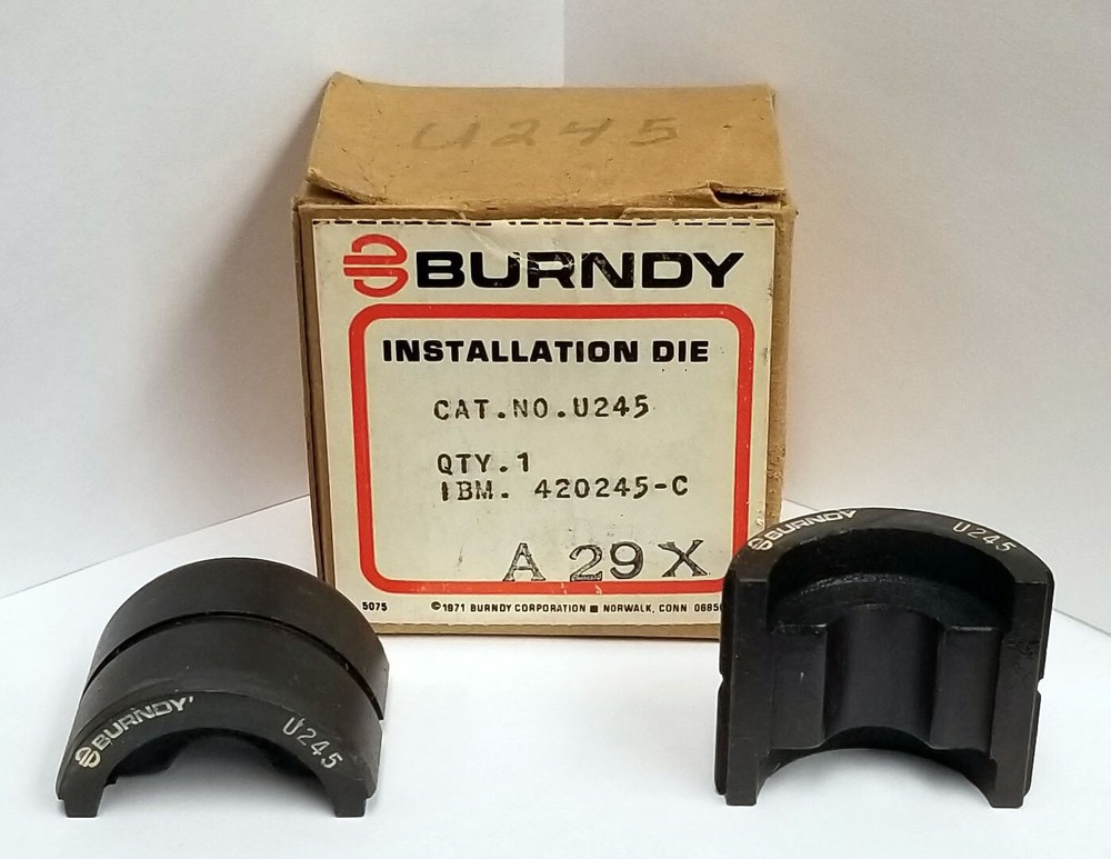 Burndy Compression Installation Die U-245 Item - 420245-C NIB!!!