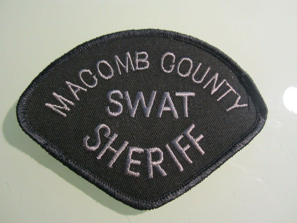 MACOMB COUNTY SHERIFF SWAT TEAM  PATCH