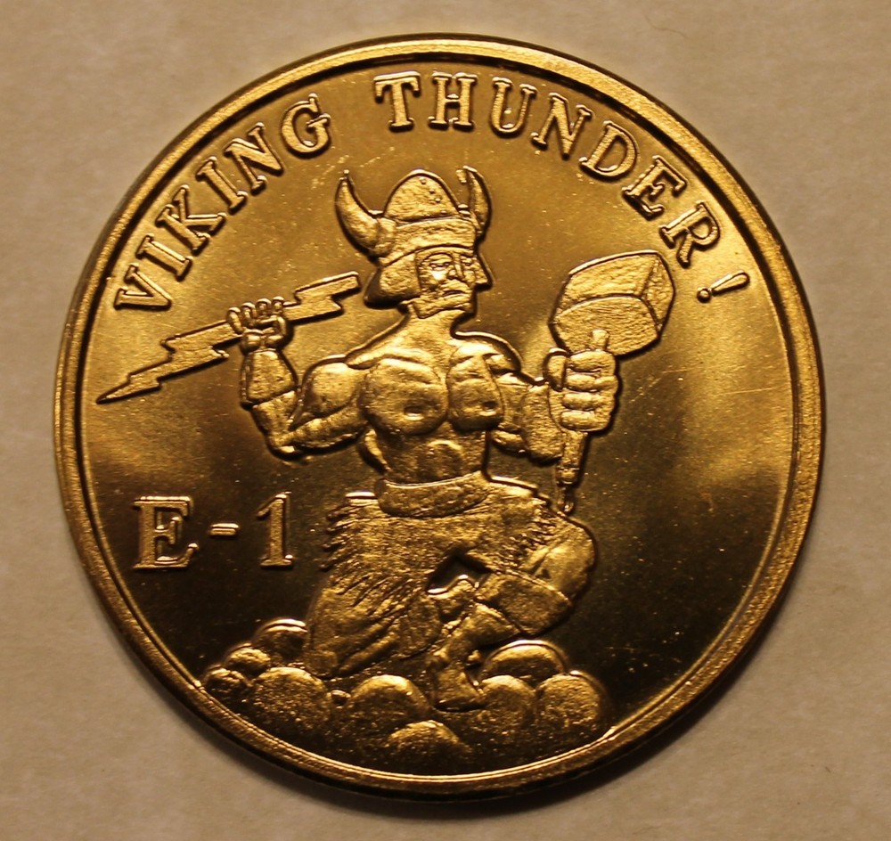 West Point Company E-1 Vikings U S Military Academy Army Challenge Coin