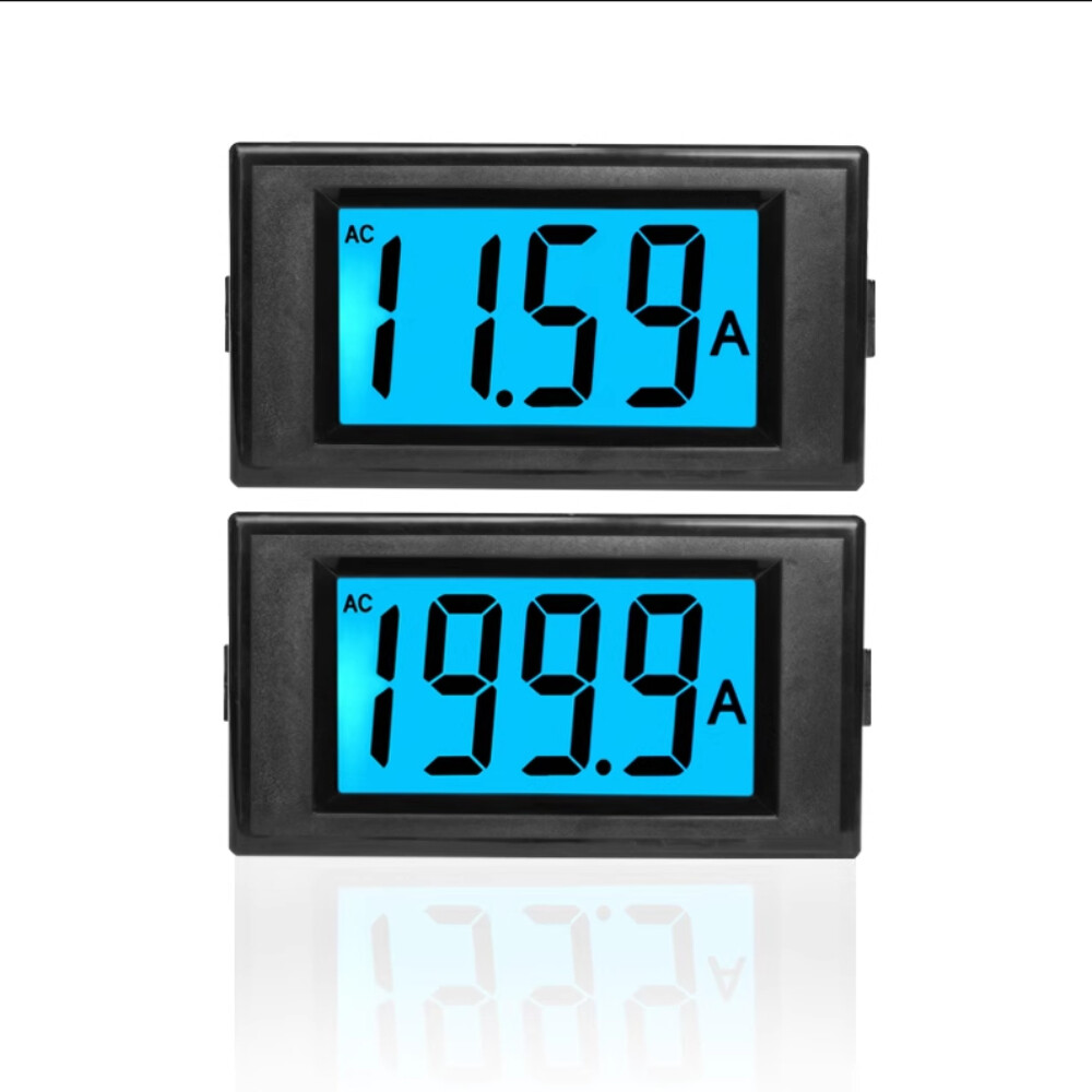 AC 2A 5A 10A Digital Amp Current Panel Alternating Meter Ammeter Built-in CT