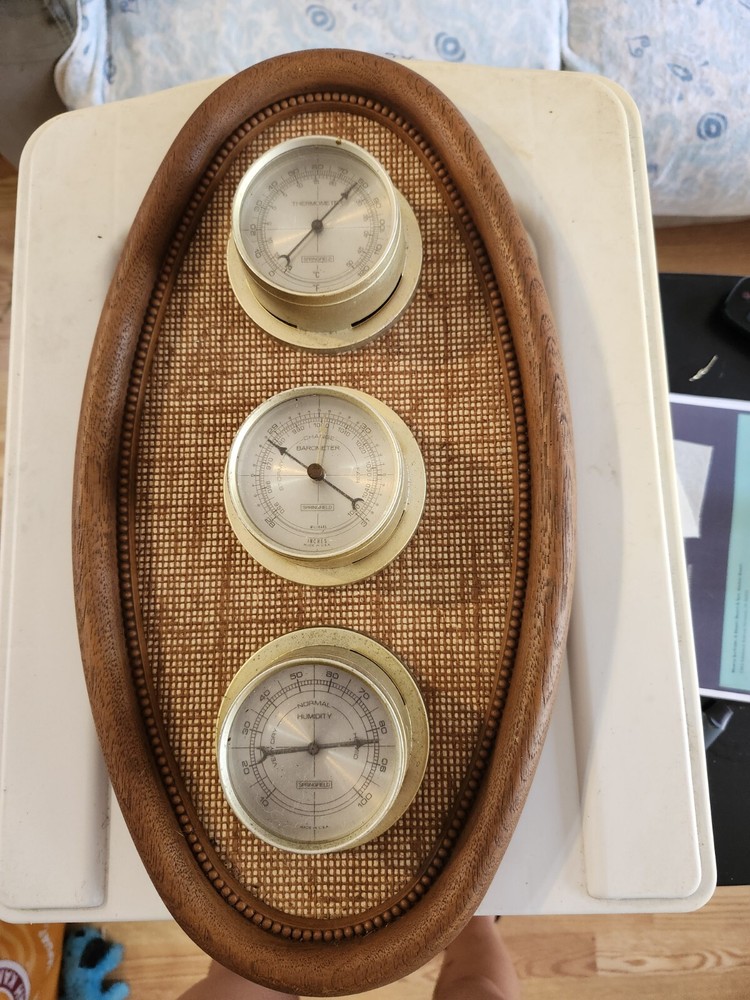 vintage springfield weather station