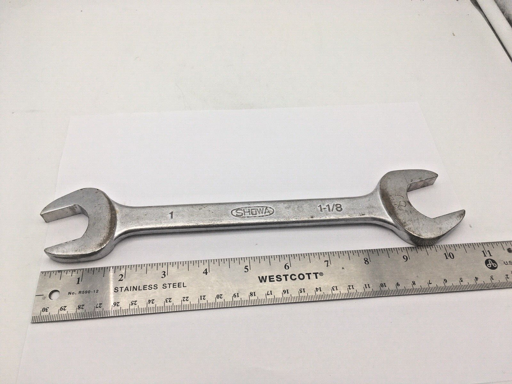 Showa Tools 1”x1-1/8” Open End Wrench