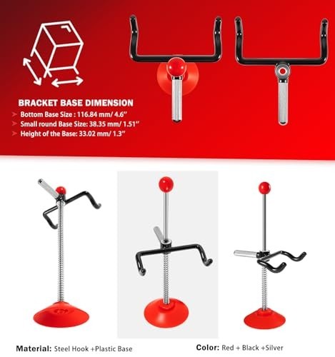 Adjustable Steering Wheel Holder Stand Tool for Wheel Alignment - Trucks, Vans,