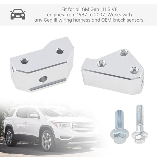 551216-KN30 Knock Sensor and Hardnesses Relocation Bracket Kit, Compatible