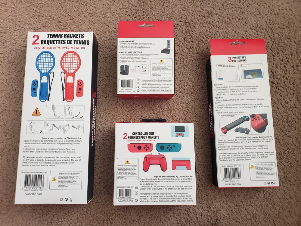 Nintendo Switch 1: Accessories Bundle Pack - BRAND NEW, Original Packaging
