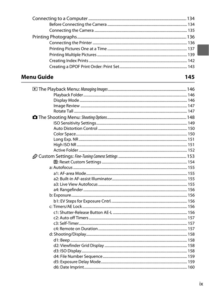 Nikon D5000 — User Manual Owners Guide Reference — 253 Pages — USA Made