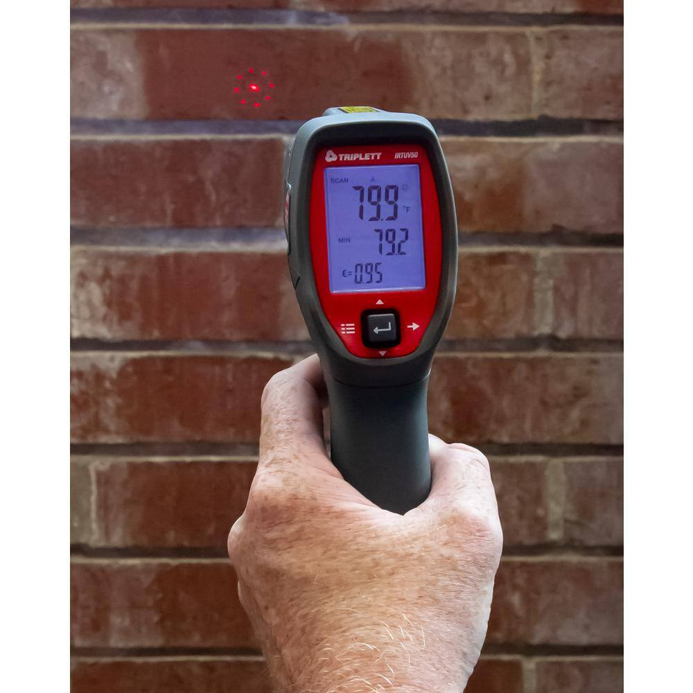 IR Thermometer with UV Leak Detection
