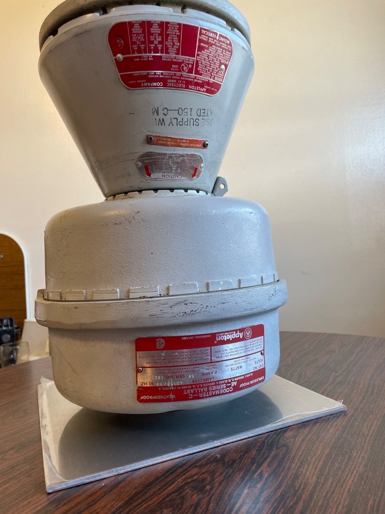Appleton A-51 Explosion Proof Table Lamp conversion. ES bulb. 25+ available.