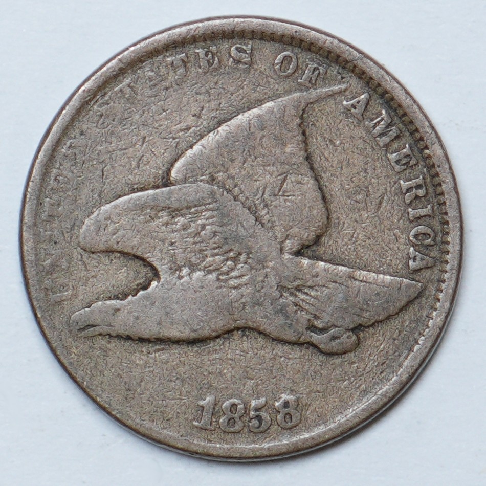 1858 Flying Eagle Cent - Small Letters