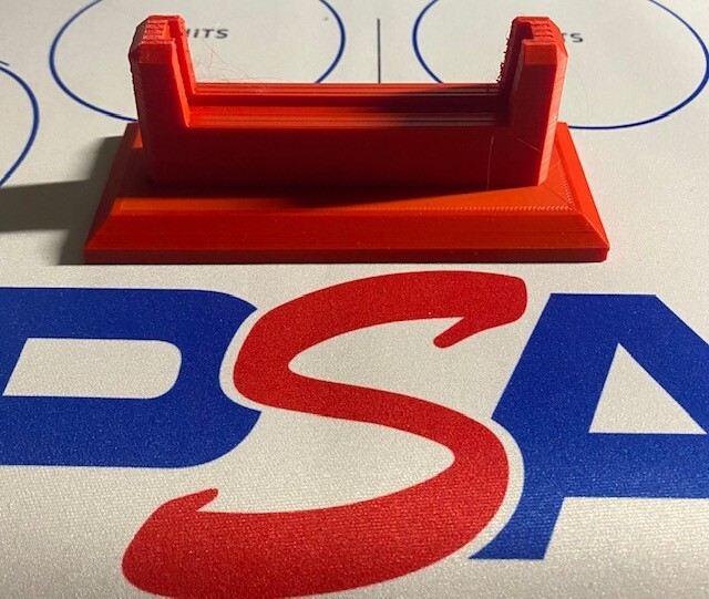 VERTICAL STANDARD PSA GRADED CARD SLAB HOLDER / STAND / DISPLAY RED