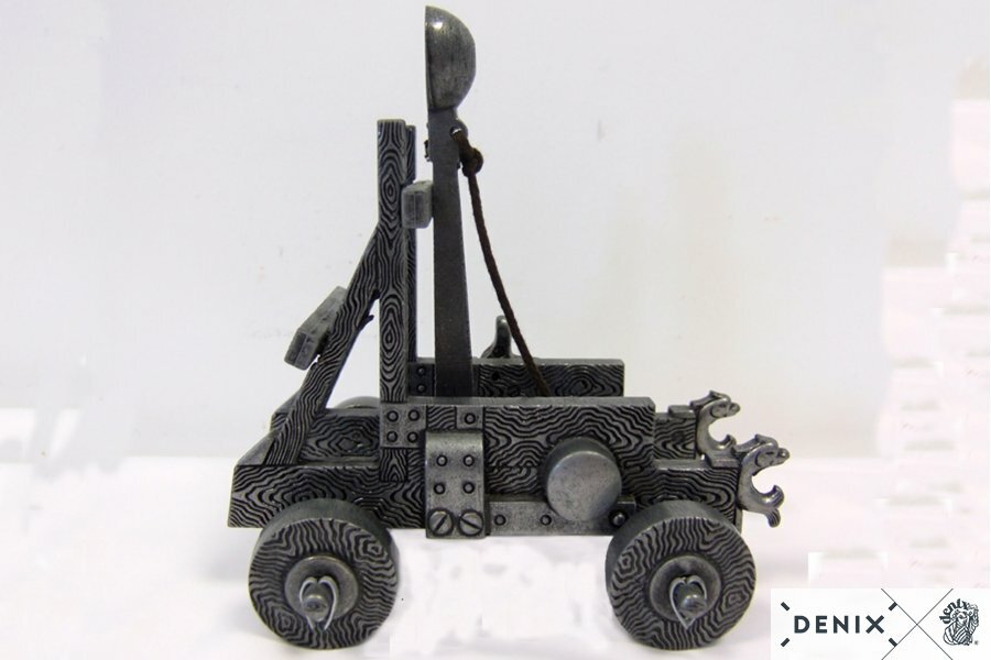 Medieval Miniature Catapult - 11th Century - Roman - Trebuchet - Denix Replica