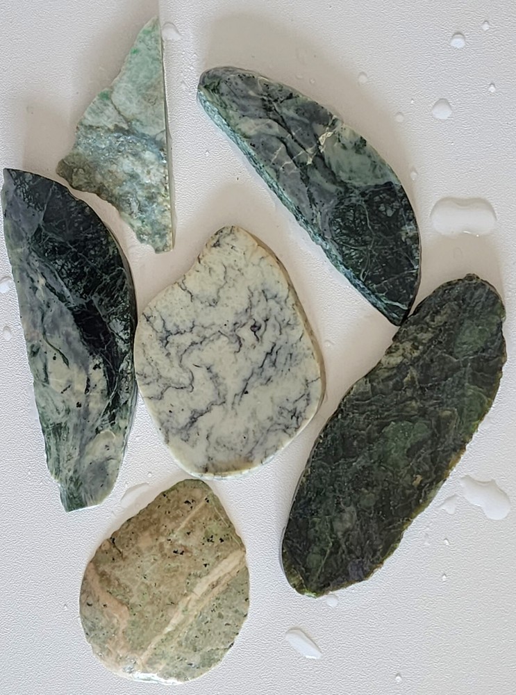 Nephrite Jade Lapidary Slabs