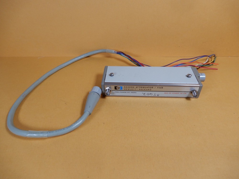 Hewlett Packard 33320H Attenuator with Cable Used Working