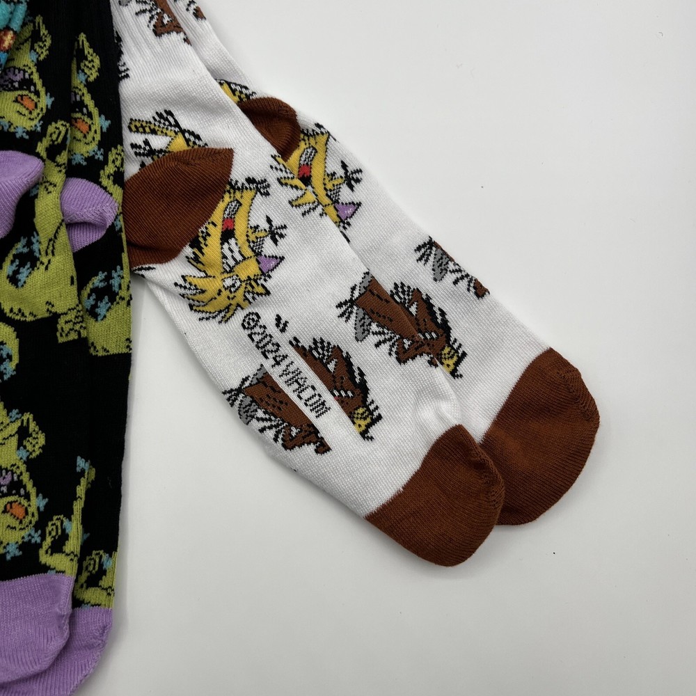 Nickelodeon Crew Socks 3 Pair One Size Fits Most