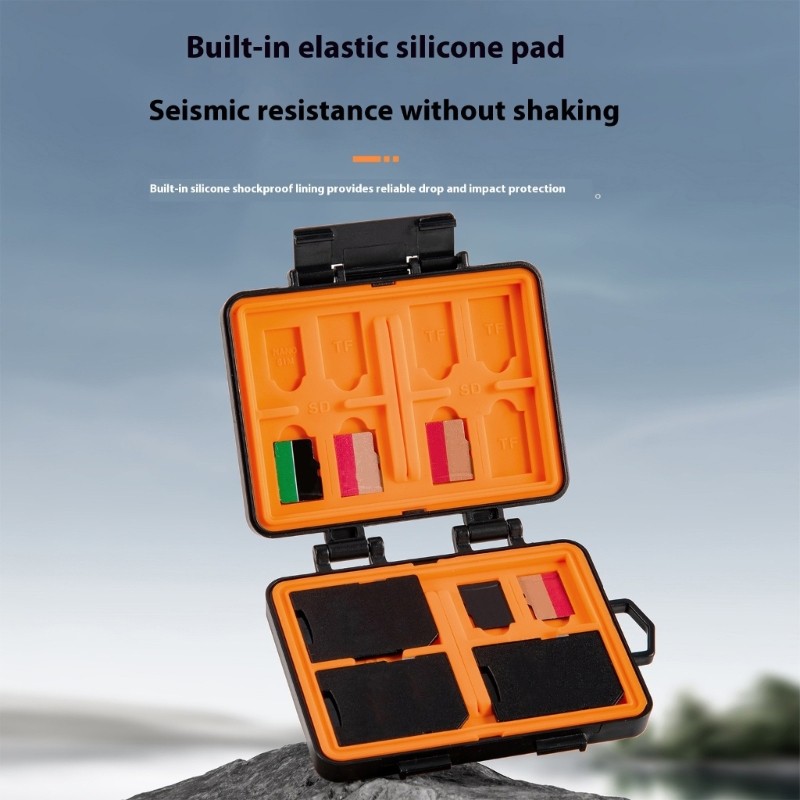 Protective Memory Card Storage Case Box For MemoryCards Durability