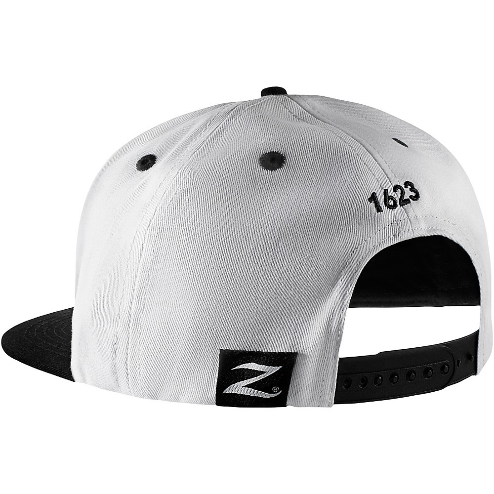 Zildjian White 6 Panel Snapback Hat