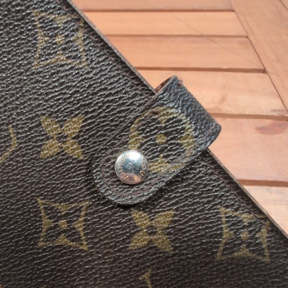 Authentic Louis Vuitton LV Agenda Notebook Cover Monogram Day Planner 2008 Diary