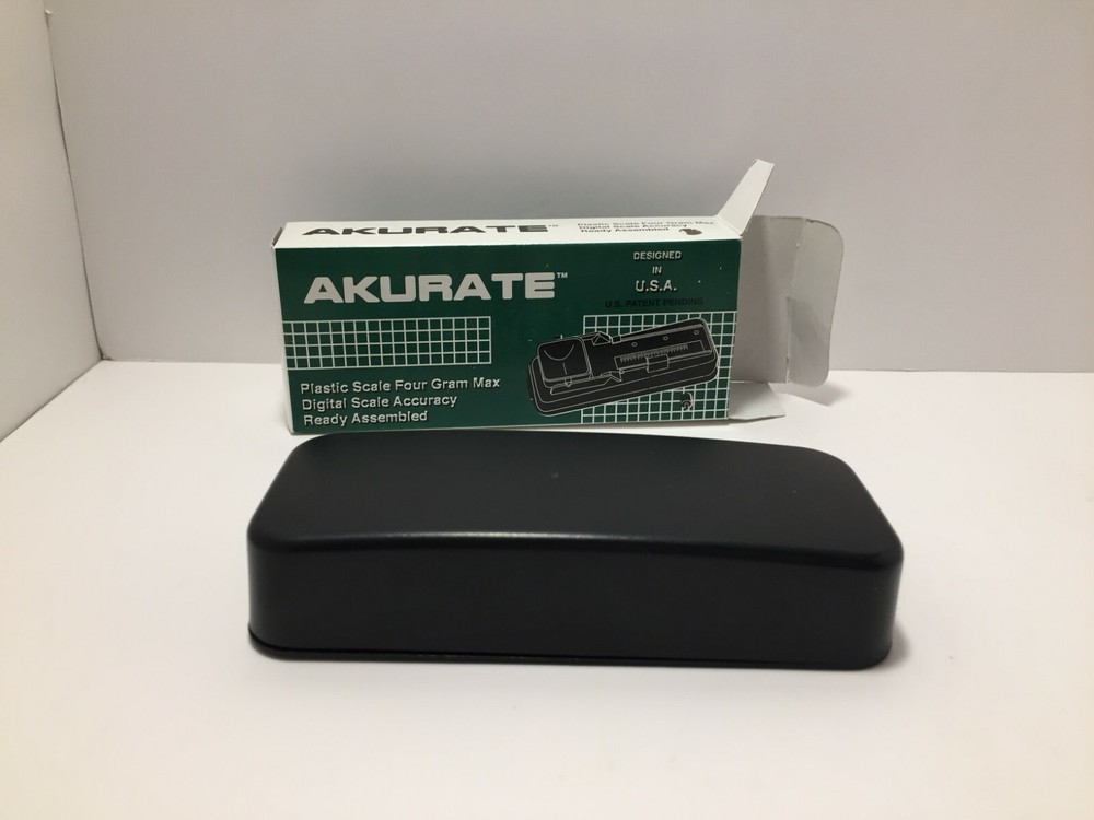 AKURATE Plastic Scale Four Gram Max Digital Scale Accuracy Ready Assembled USA
