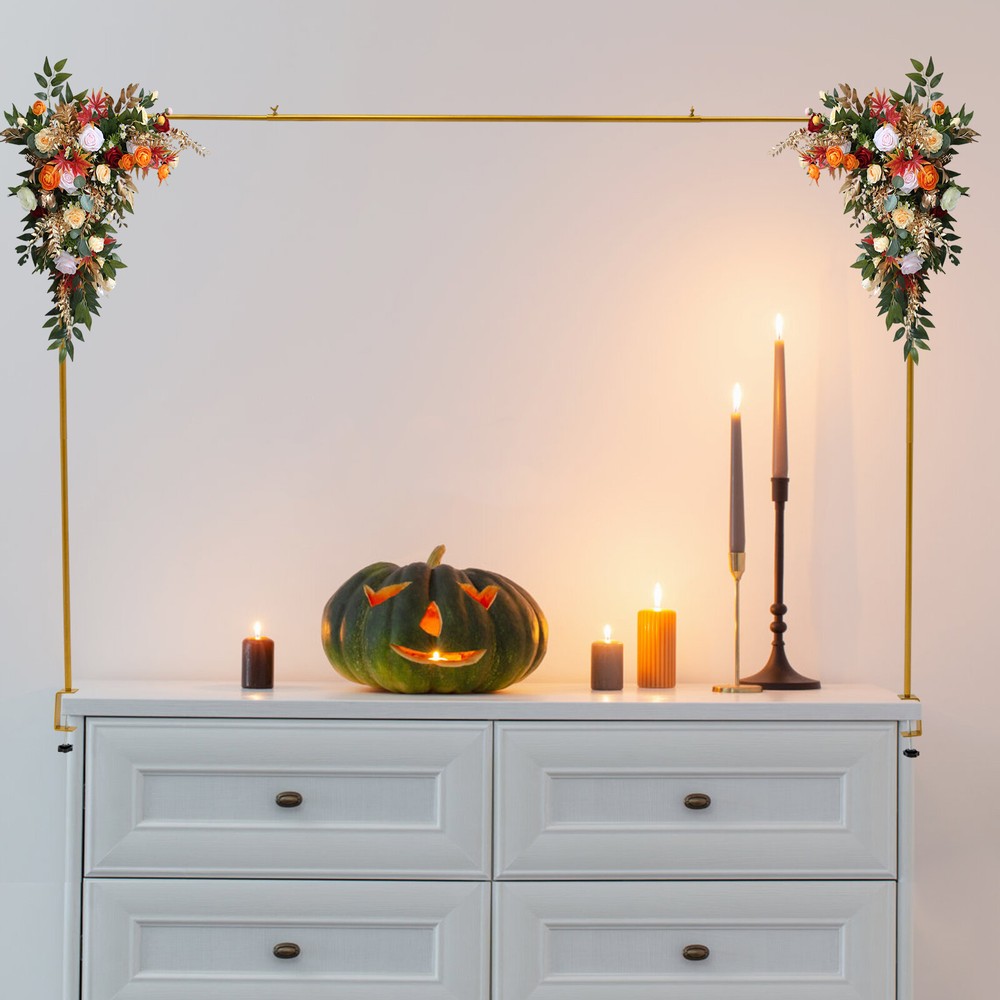 Elegant Wedding Stand with Adjustable Width (3.94-6.56ft), Sturdy Metal