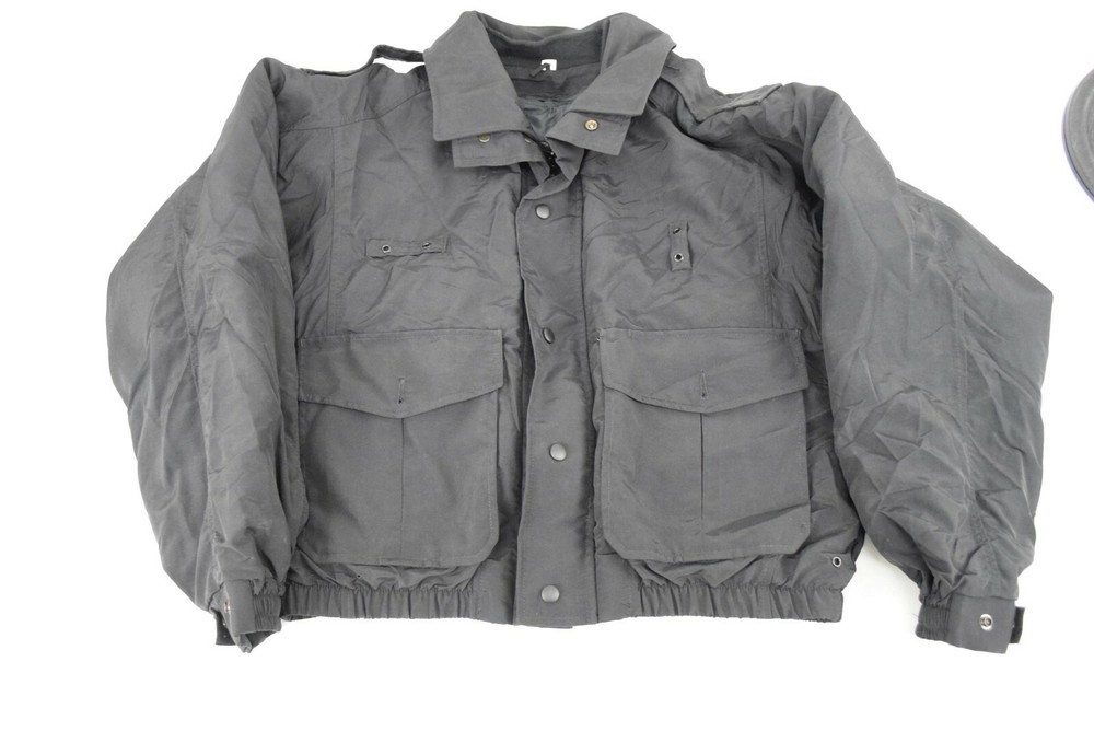 Flying Cross Jacket Police Black Jacket Coat Size Medium Short